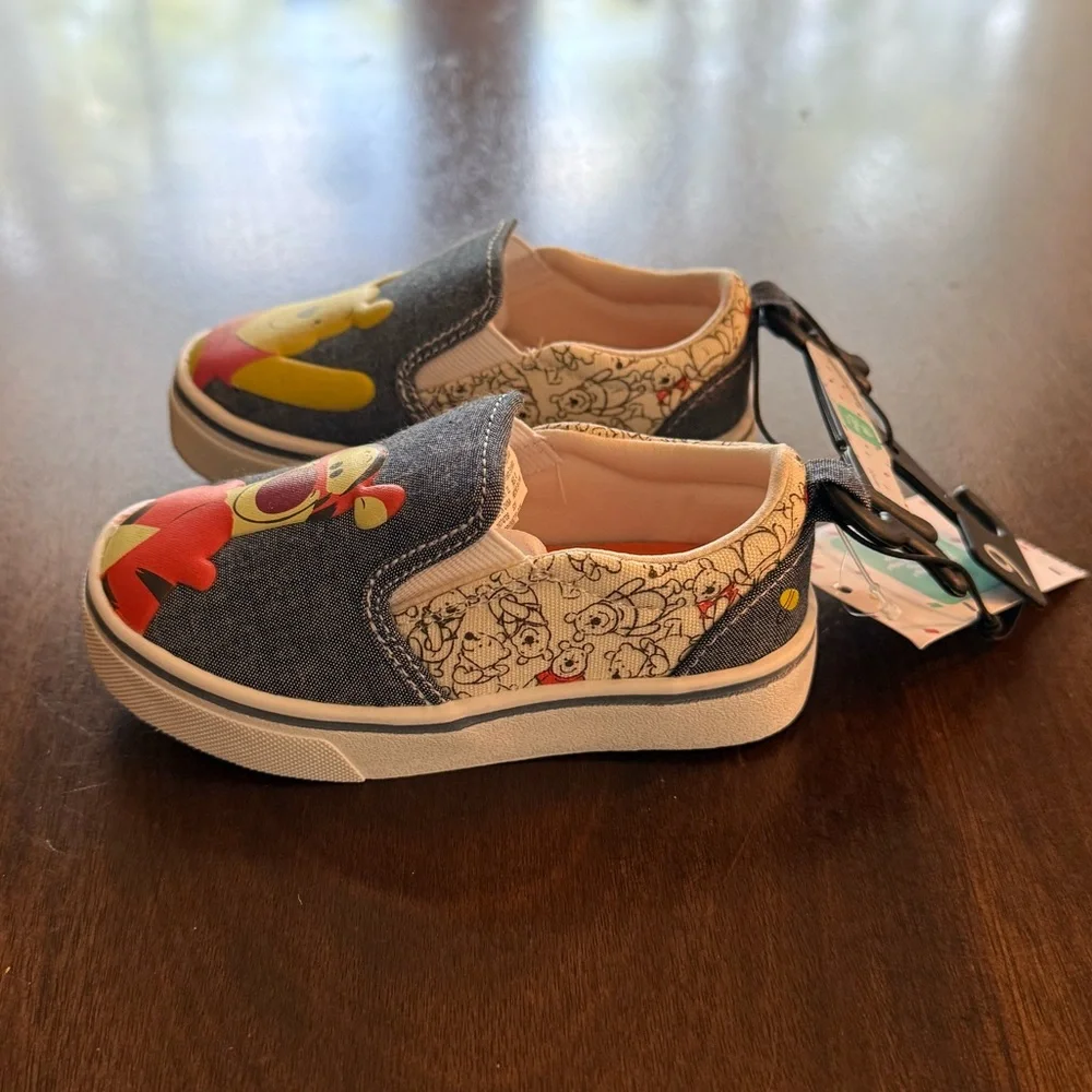NWT Winnie the Pooh slip on shoes